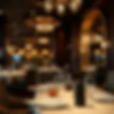 Elegant dining setup in a Las Vegas restaurant