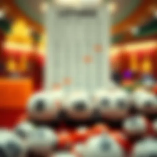 Visual representation of lottery types and their odds