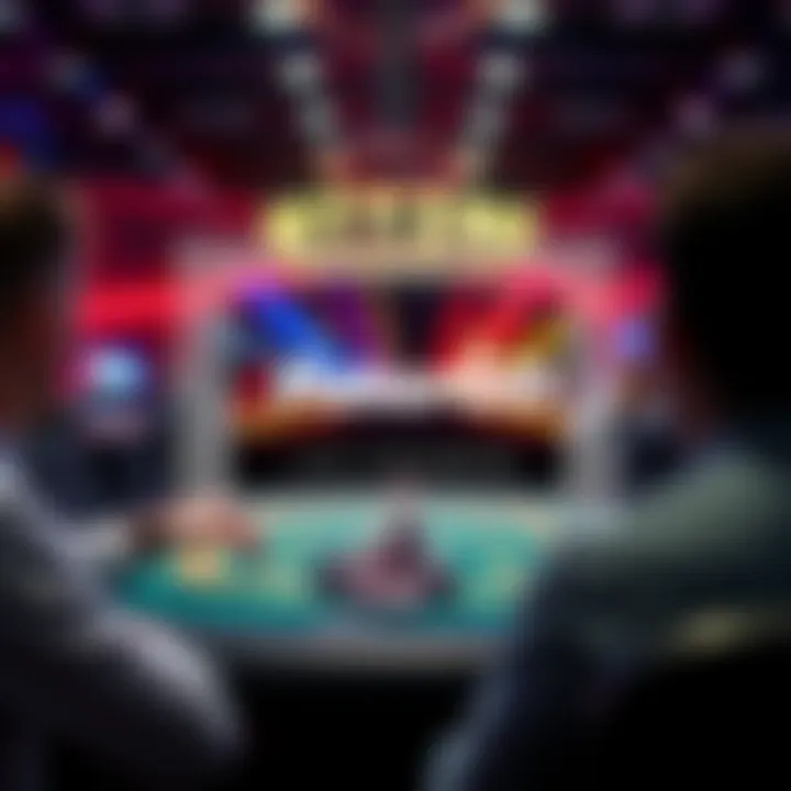 Technological Advancements in PokerGO Live Streaming An illustration depicting the technological advancements utilized by PokerGO in enhancing the live streaming experience.
