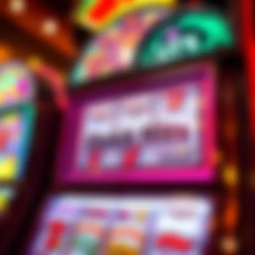 Dynamic interface of a quick hits slot game