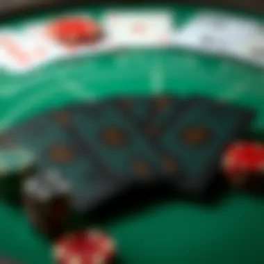 Strategic Blackjack Cards An overview of blackjack strategy cards laid out elegantly