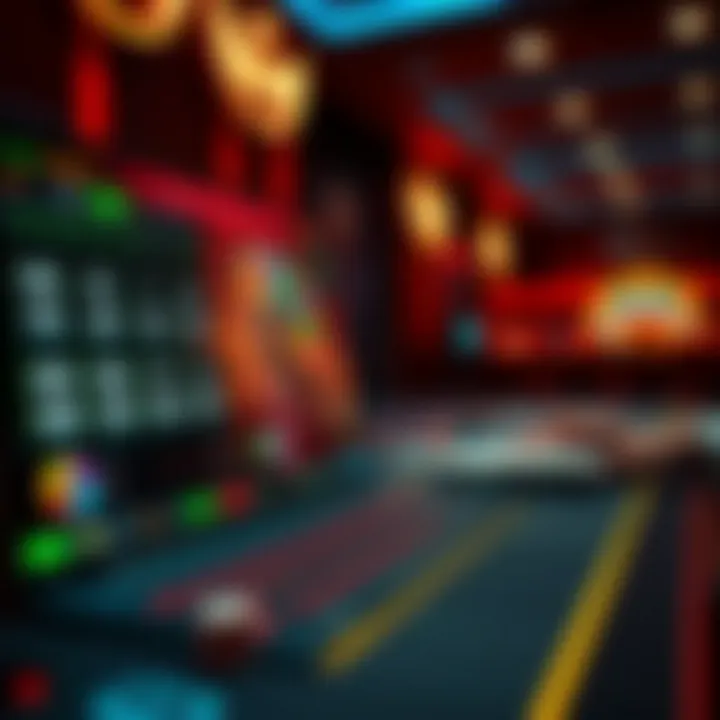 Online gambling platform interface