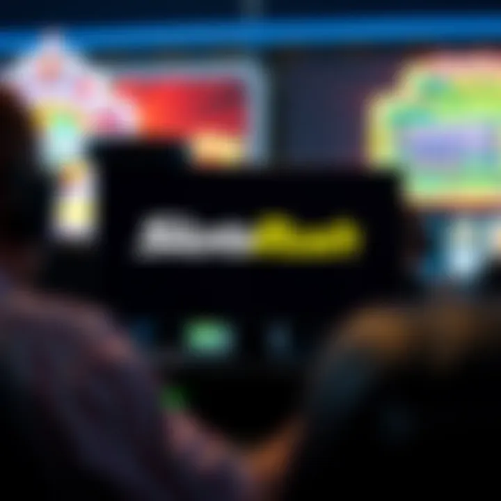 Engaging user interface of the gaming platform