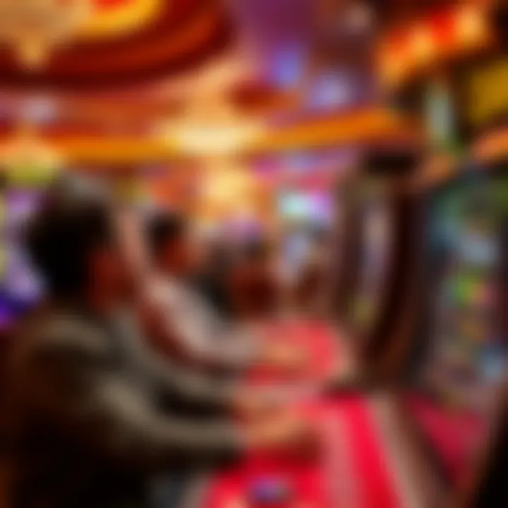 Guests enjoying the gaming floor