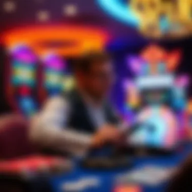 Illustration depicting the legal landscape of real money gambling