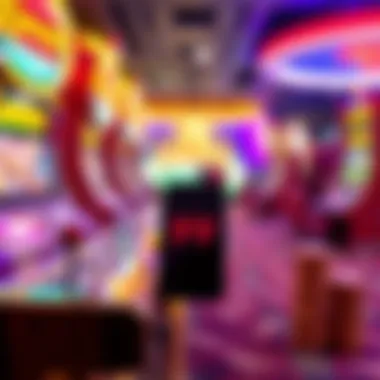 Conceptual representation of mobile gaming apps for cash rewards