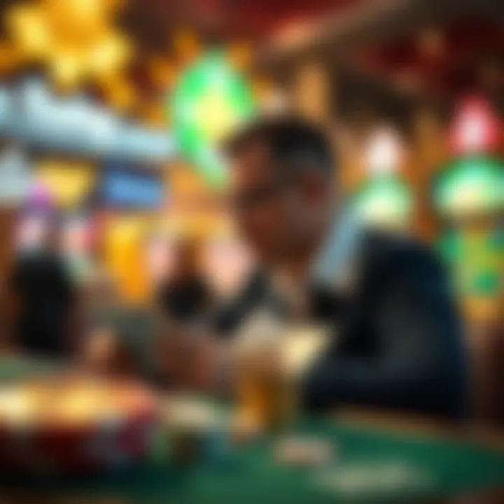 Artistic depiction of psychological influences in gaming apps