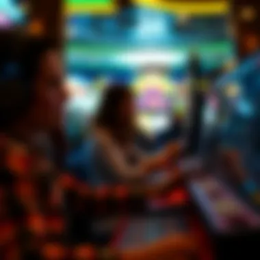 Visual representation of user engagement in mobile gaming experiences