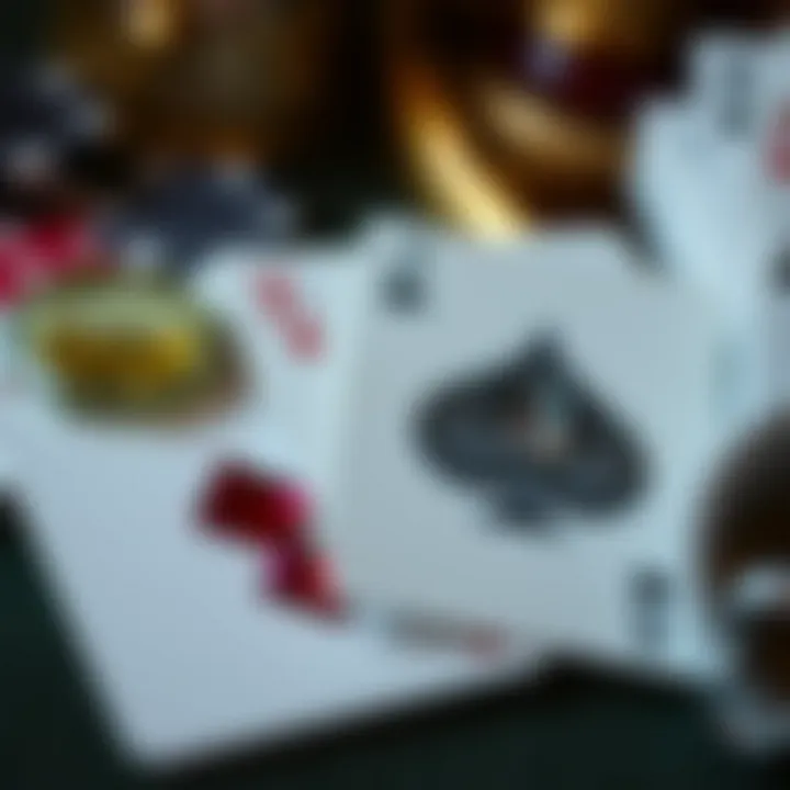 Luxurious playing cards embellished with gemstones