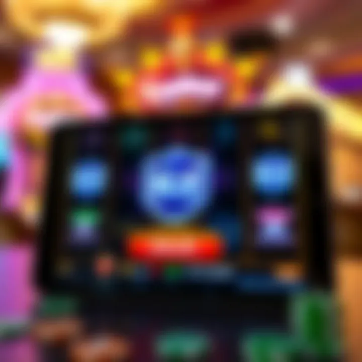 Security features displayed on a casino slot app