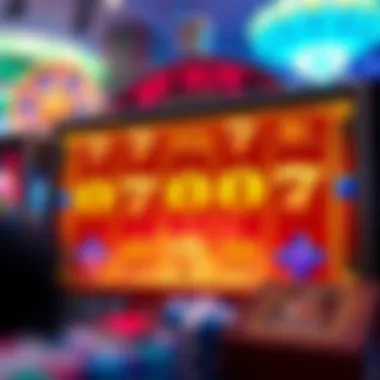 Winning screen showcasing high potential payouts