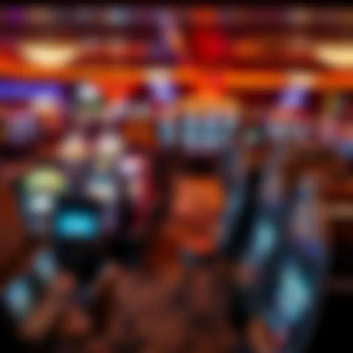 Overview of the Winstar Casino slot area filled with games