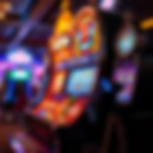 Captivating Slot Machine at Winstar Vibrant slot machine display at Winstar Casino