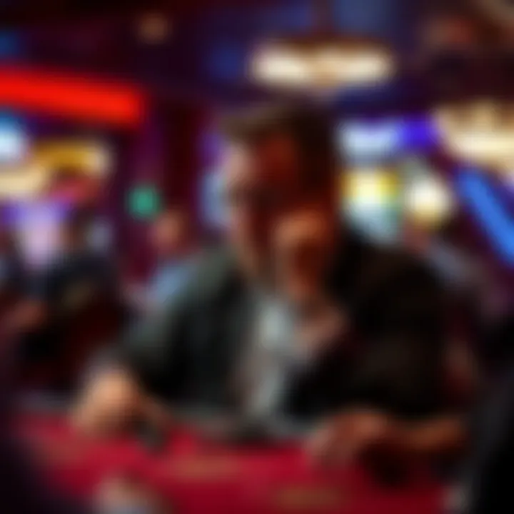 A player deep in thought during a high-stakes game