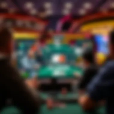 An online poker game interface showcasing various players