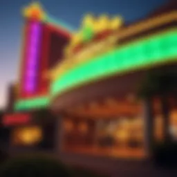 Exterior view of Golden State Casino showcasing architectural design