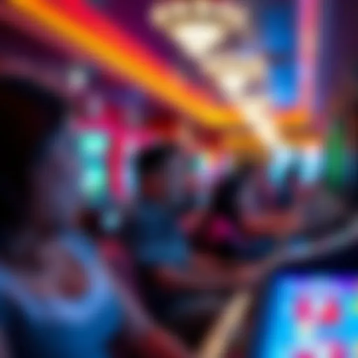 Entertainment and Community Engagement at Golden State Casino Guests enjoying various games and entertainment at the casino