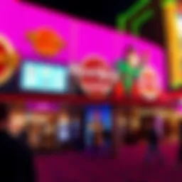 Exterior view of Hard Rock Casino with vibrant signage