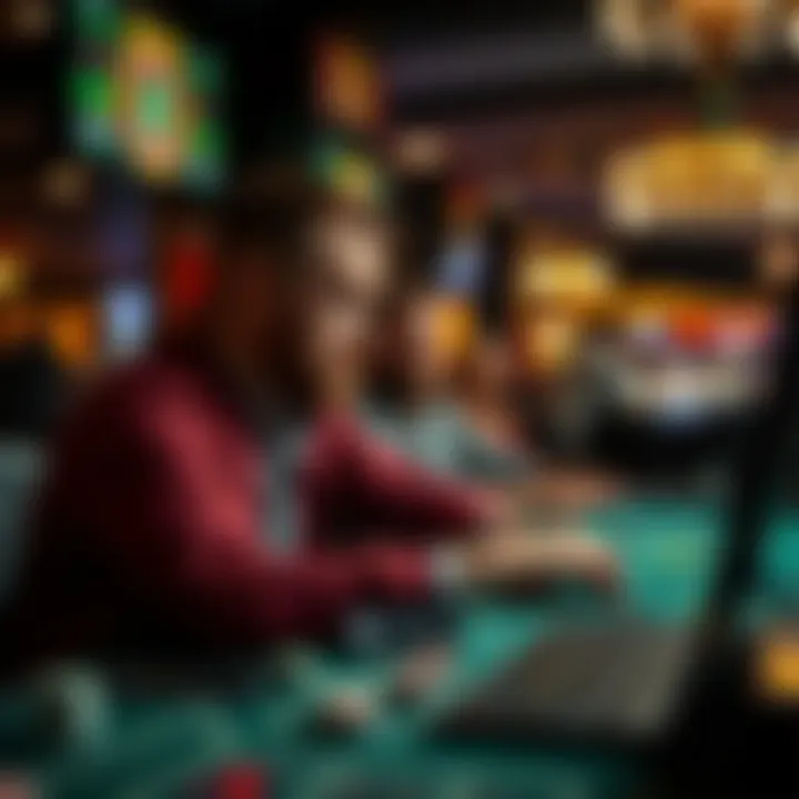 Strategic Analysis for Online Craps Success Player analyzing strategies for online craps