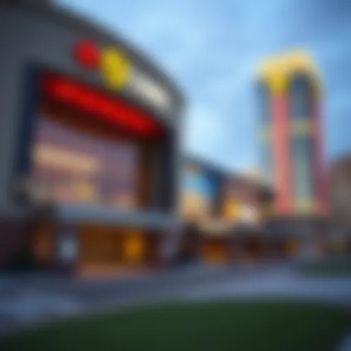Exterior view of the new casino in Pittsburgh showcasing modern architecture