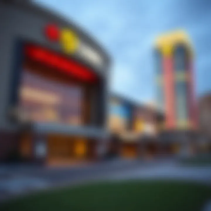 Exterior view of the new casino in Pittsburgh showcasing modern architecture