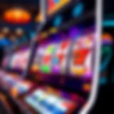 Vibrant slot machine interface showcasing exciting graphics