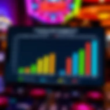 Comparative Analysis of User Engagement An analytical chart comparing user engagement metrics of different slots apps