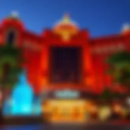 Exterior view of Fiesta Hotel and Casino showcasing its architectural grandeur