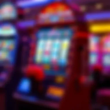 Vibrant Slot Machine Design Celebrating Independence Day Colorful Fourth of July slot machine display