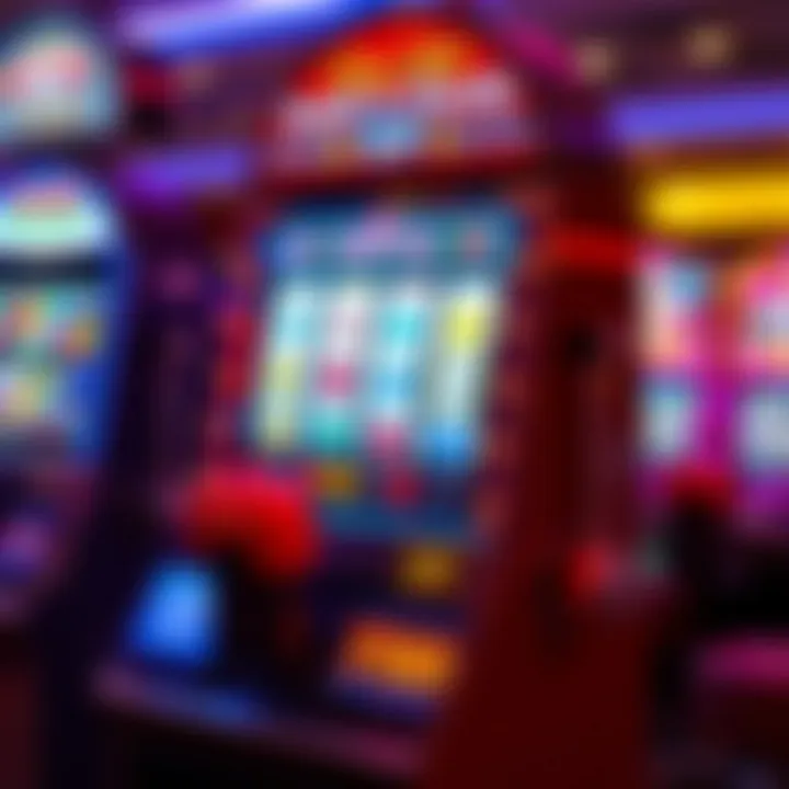 Vibrant Slot Machine Design Celebrating Independence Day Colorful Fourth of July slot machine display