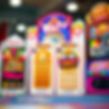 Variety of Scratch Card Game Themes Illustration depicting various themes of scratch card games