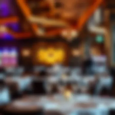 Gourmet Dining Experience at Golden Nugget Elegant dining area featuring gourmet cuisine and upscale decor