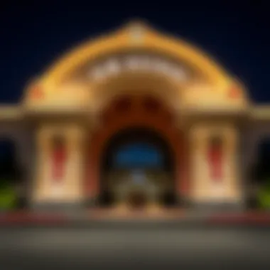 Overview of the Graton Casino exterior highlighting its grandeur and appeal