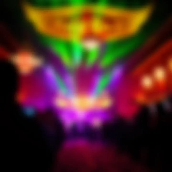 Live entertainment event capturing the energy and excitement of the venue