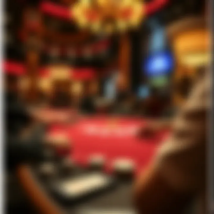 A picturesque casino table set for an intense game of HD Texas Hold'em