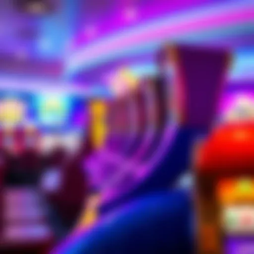 Vibrant casino-themed interface of House of Fun