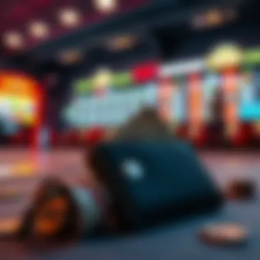 A digital wallet representing fast payout options in sports betting