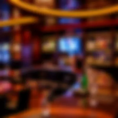 Sophisticated Lounge Experience at Jack Casino Cincinnati Elegant bar area with a wide selection of beverages