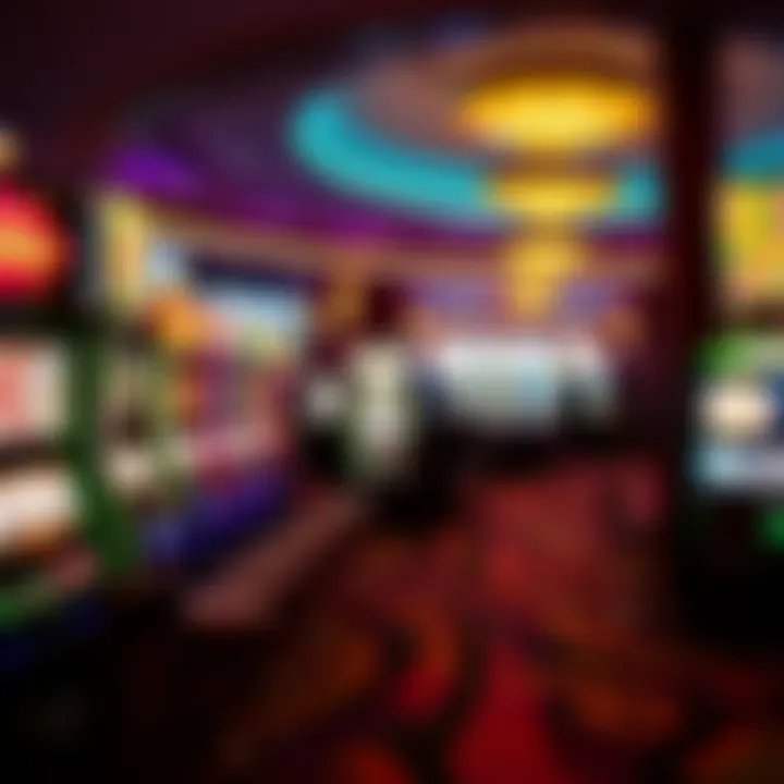 Exciting Gaming Options at Jack Casino Cincinnati Vibrant gaming floor showcasing slot machines and table games