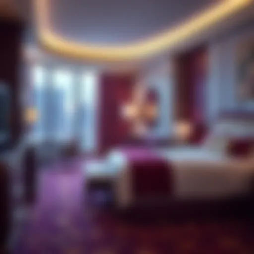 Luxurious guest room at Jack Casino Cincinnati Hotel