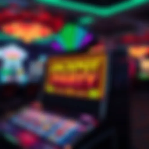 Jackpot Party Game Interface Insights Illustration of Jackpot Party game interface highlighting features