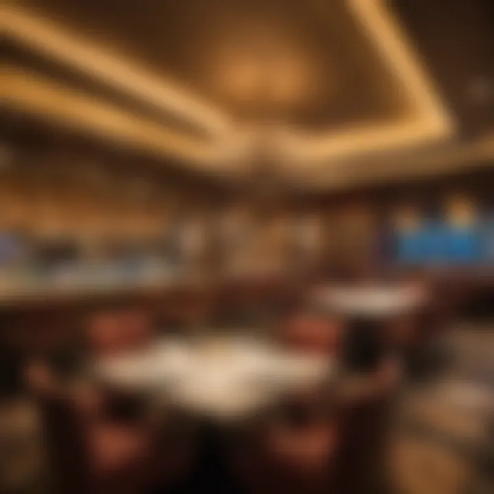 Luxurious dining options available within the Golden Nugget