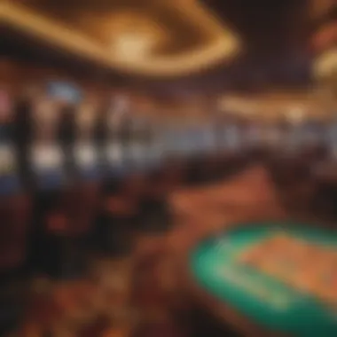 Inside the Golden Nugget Casino showcasing vibrant gaming floor