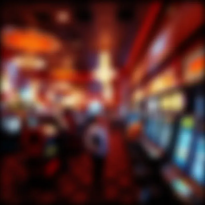 A vibrant bingo hall filled with excitement and anticipation