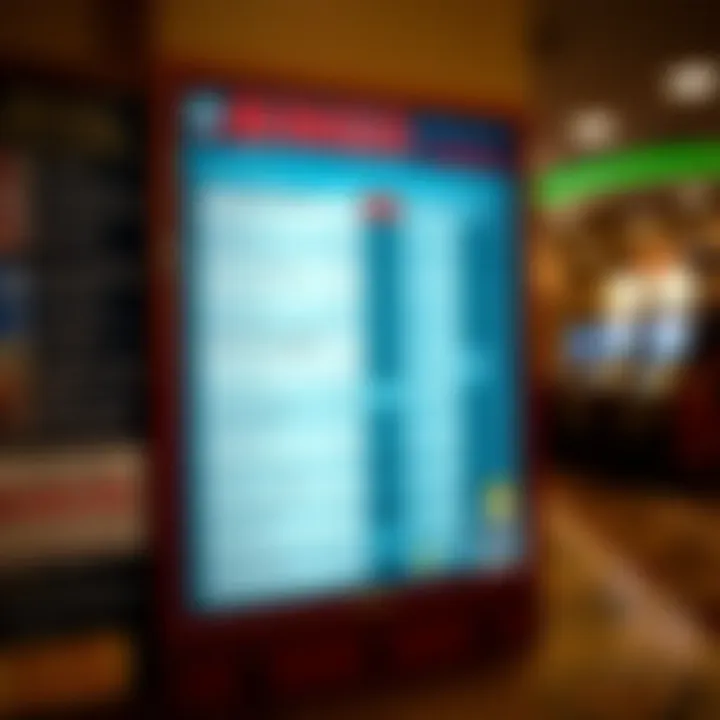 A detailed schedule of upcoming bingo games displayed on a bulletin board