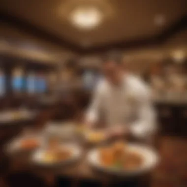 Dining area featuring a variety of culinary options