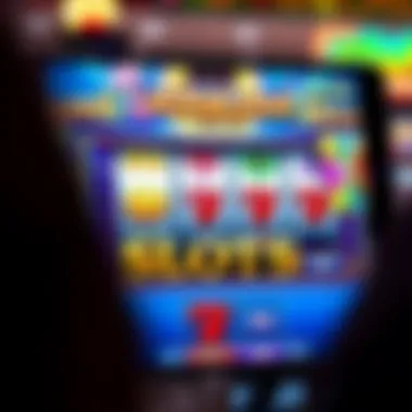 LuckyLand Slots Game Interface Screenshot of LuckyLand Slots game interface on Android