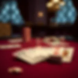 A classic deck of playing cards arranged for Solitaire gameplay