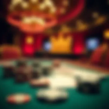 The Essence of Casino Poker Chips and cards in a casino environment