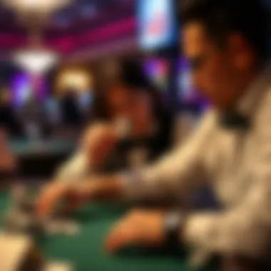 A player executing a successful bluff in poker